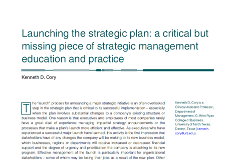 دانلود مقاله ترجمه شده درباره برنامه و مدیریت استراتژیک